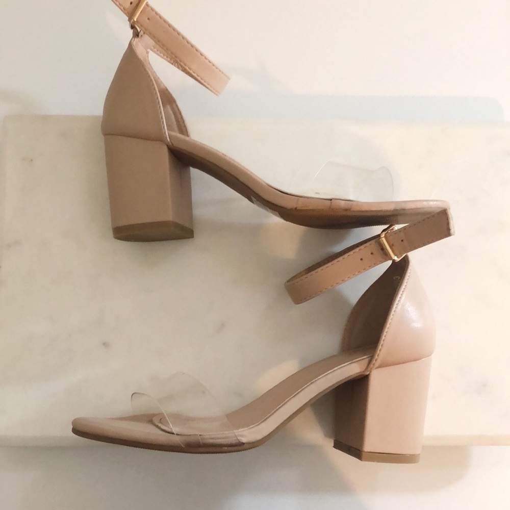 Clear Nude Heels